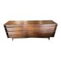 Charlotte Vintage’s Timeless MCM Walnut Lowboy Dresser