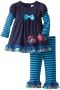 Rare Editions Baby Girls’ Butterfly Applique Legging Set