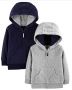 Simple Joys By Carter’s Baby Boys’ 2-Pack Fleece Full Zip Ho