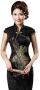 Merryfun Womens Cheongsam Dress Retro Phoenix Printing Broca