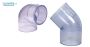 Shop Clear PVC Elbows SCH40 & SCH80 Pipe with 45 to 90 Degre
