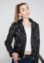 Chic & Cozy: Women's Faux Fur Leather Jacket