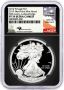 2016 W Silver Eagle 30th Anniversary Edge Lettered 2019 W.P.