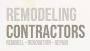 Remodeling Contractors