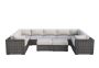 The Niagara 11pc Outdoor Patio Furniture w/ Sunbrella