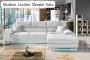 Modern Leather Sleeper Sofa