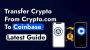 Transfer Crypto from Crypto.com to Coinbase