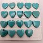 Turquoise Heart Cabochon | Natural Gemstone for Jewelry | Sh