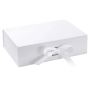 White Gift Box With Ribbon 315x260x105mm – Crystal Mailing