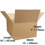18 x 12 x 7 Single Wall Cardboard Boxes (SW19) – Crystal Mai