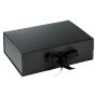 Black Gift Box With Ribbon 260x190x80mm – Crystal Mailing