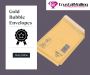 Gold Size 1 A/000 Bubble Envelopes – Eco-Friendly Padded Pro
