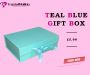 Elegant Teal and Blue Gift Boxes for Every Special Occasion