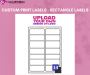 Custom Print Labels – Rectangle Labels (99.1 × 38.1 mm Matt)