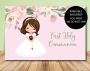 Roman-style First Communion Backdrop and Photos