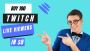 Get 100 Twitch Live Viewers in $8 with Instant Delivery