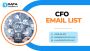 Reach Finance Decision-makers with Our Accredited CFO Email 