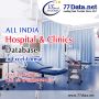 2.34 Lac Hospitals, Clinics & Nursing Homes Data 2.34 Lac Hospitals, Clinics & Nursing Homes Data