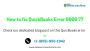Best ways to Solve QuickBooks Error 6000 77 