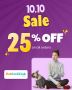 10.10 PET SALE – Get 25% OFF on All Pet Care Products