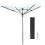 Dark Grey Rotary Airer