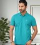 Solid Color Polo T-Shirt at cheap price