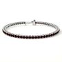 14k white gold women bracelets (3.10cttw)