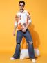 Gold Oak Leaf Shirt For Men By Deniyes