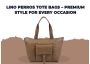 Avril Everyday Slouchy Brown Tote Bag