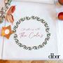 Berry Wreath Personalised Christmas Table Runner