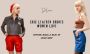 Leather Shorts Women | Black & Blue Styles by Dilna India