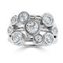 Bubble Diamond Ring
