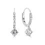 Round Drop Diamond Earrings Round Drop Diamond Earrings