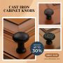 Vintage-Style Cast Iron Drawer Pulls on Sale Now!