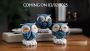 Antique Owl Showpiece – Elegant Resin Figurine for Home 