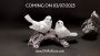 Elegant White Bird Pair Statue for Home Decor – Premium Gift