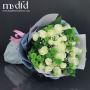 Green White Flower Bouquet