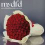 100 Roses in bouquet