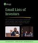Email Lists of Investors-100% Opt-in, 30% OFF + Free Data Sa