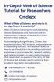 In-Depth Web of Science Tutorial for Researchers – Ondezx