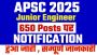 What is the Latest Notification for APSC JE 2025