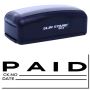 Large Pre-Inked 'Paid' Stamp with Check for Quick Processing