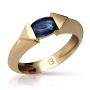 ORIGIN EDGE BLUE SAPPHIRE RING