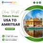 Flight Tickets from USA to Amritsar at Best Price