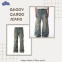 Face‑3‑Face Baggy Cargo Jeans | Durable, Stylish & Comfortable
