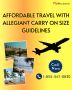 Affordable Travel with Allegiant Carry On Size Guidelines