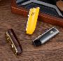 Triple Torch Cigar Lighter – Windproof, Metallic Jet Flame |