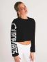  Buy Black Cropped Sweatshirt