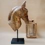 The Gustav Wooden Horse Sculpture For Home Decor By Foyer
