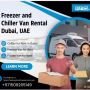 Reliable chiller van for rental abu dhabi | Freezer Truck